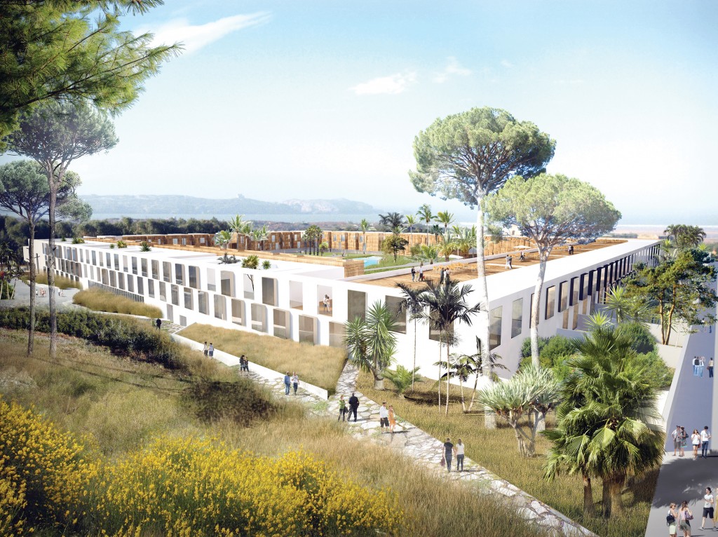 Maroc hôtel Mogador perspective