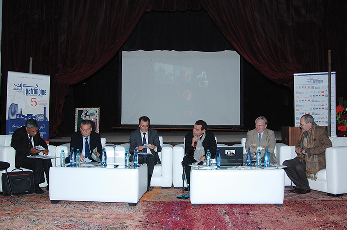 Conférence inaugurale des Journées du patrimoine 2013, en présence de Nabil Benabdellah, ministre de l’Habitat, de l’Urbanisme et de la politique de la Ville et de Mohamed Amine Sbihi, ministre de la Culture.