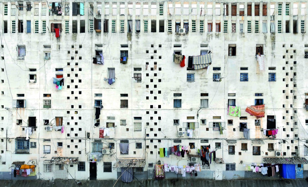 Alger - Cité "Climat de France" - 2011 - 2012
Façade n°1 - C-Print - 180 x 298 cm - ed of 5 - 100 x 166 cm - ed of 5